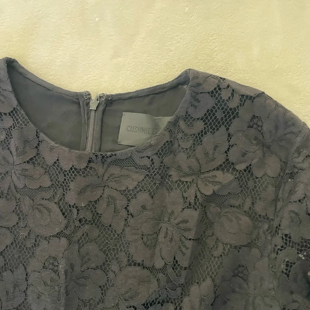 Cushnie Et Ochs Whimsical Silk Lace Sierra Dress - Picture 7 of 14